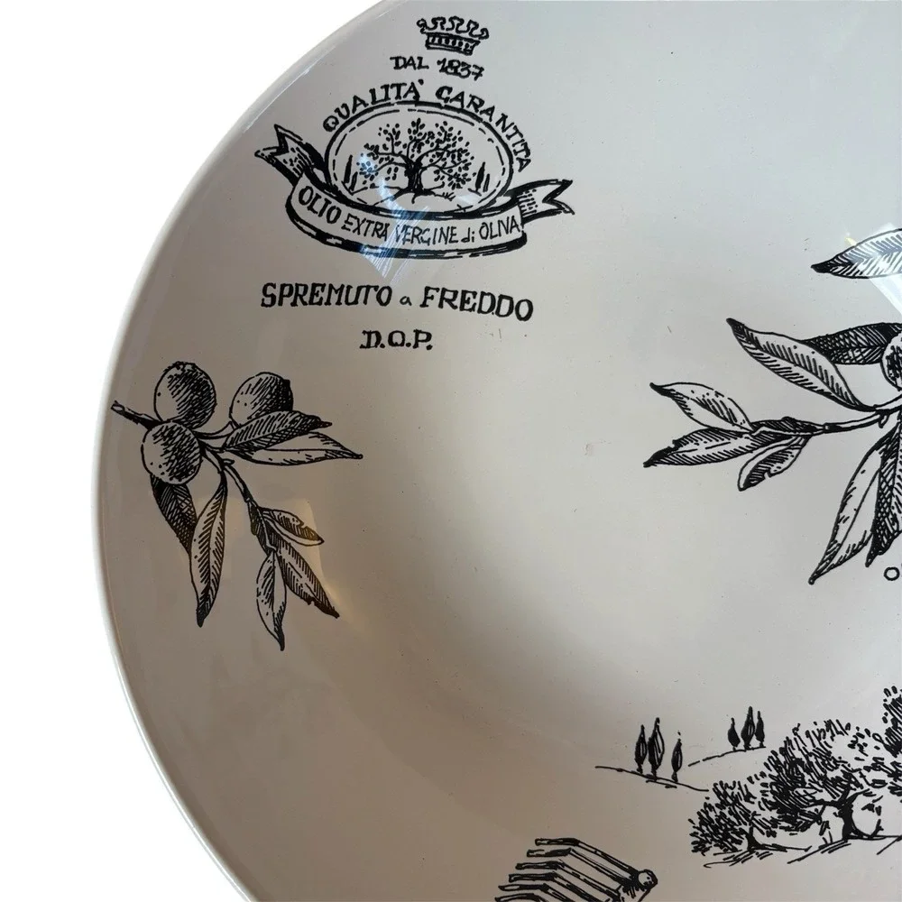 Williams Sonoma I Rosanna Olive‎ Oil Collection Pasta Bowl Made in Italy